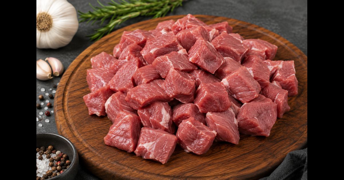 Diced Lamb